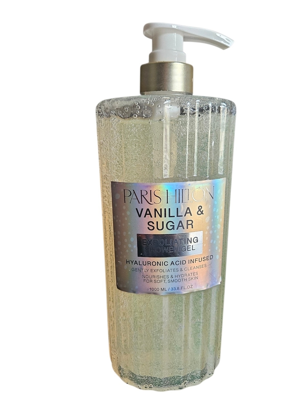 Paris Hilton Vanilla & Sugar Exfoliating Shower Gel - Clear